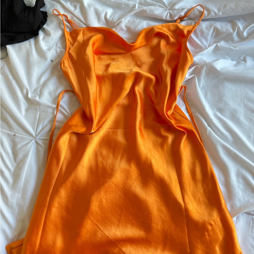 Motel Rocks Bold Orange Fabric